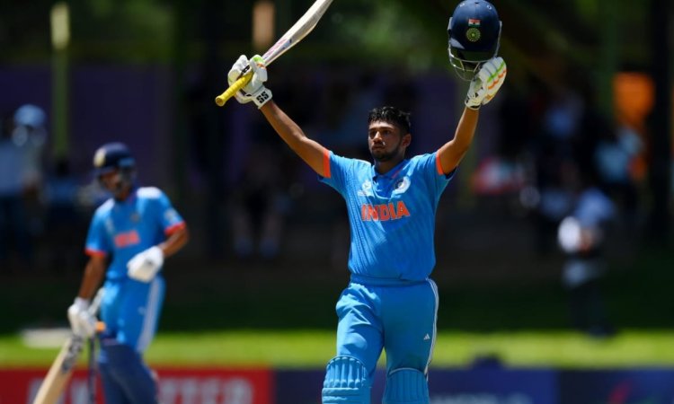 U19 Men's World Cup: Musheer Khan's 131, Pandey's 4-19 help India thrash New Zealand by 214 runs