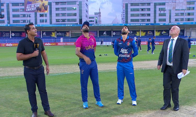 UAE vs AFG, 3rd T20I: டாஸ் வென்றுள்ள யுஏஇ அணி பேட்டிங் தேர்வு!