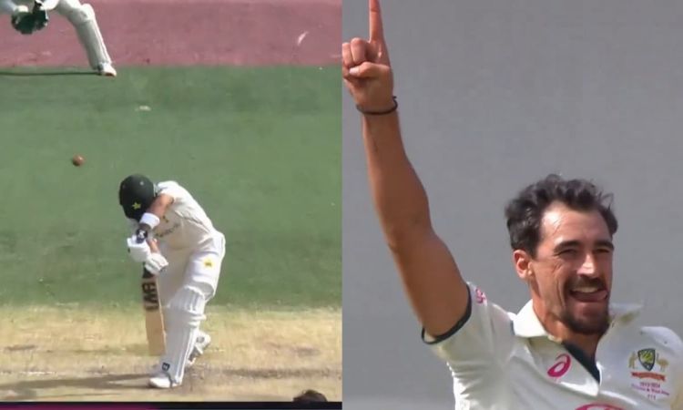 VIDEO: बेजान मूर्त बना पाकिस्तानी बल्लेबाज़, मिचेल स्टार्क ने बुलेट गेंद से दूसरी बार किया ज़ीरों पर