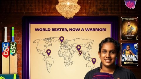 WPL 2024: UP Warriorz name Chamari Athapaththu as replacement for Lauren Bell (ld)