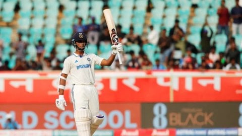 2nd Test: Jaiswal's unbeaten 179 propels India to a commanding 336/6 against England on Day 1 (Ld)