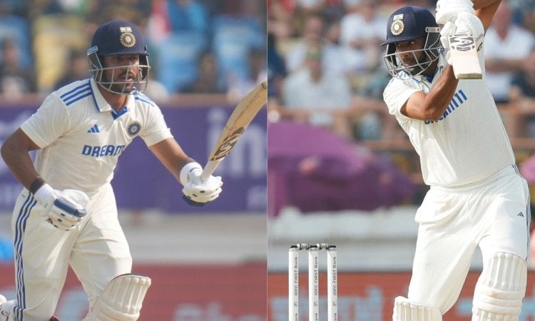 3rd Test: Ashwin, Jurel take India to 388/7 at lunch after losing Jadeja & Kuldeep
