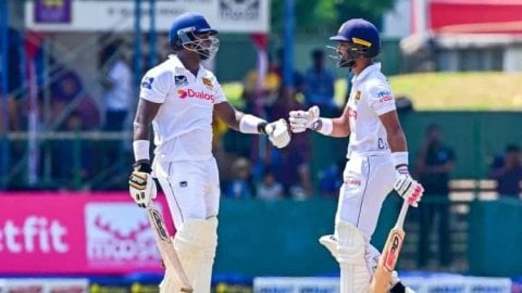 SL vs AFG, Only Test:  மேத்யூஸ், சண்டிமல் அசத்தல் சதம்; வலிமையான முன்னிலையில் இலங்கை அணி!