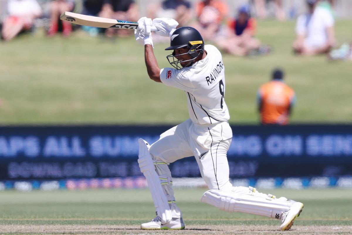Rachin Ravindra Posts Maiden Double Ton For New Zealand