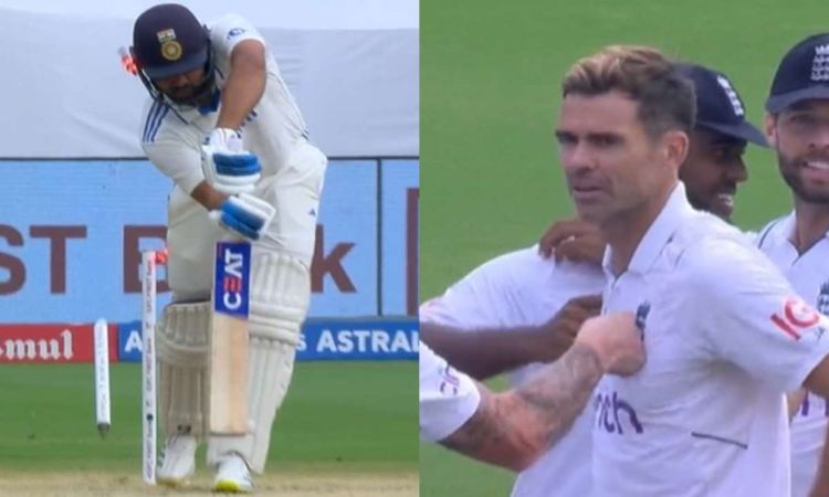 James Anderson FIRST ever Pace Bowler to Bowled out Rohit Sharma Twice in Test format