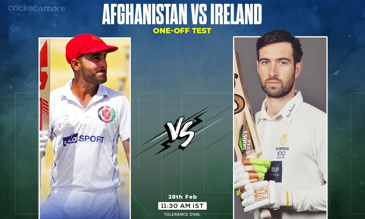 AFG vs IRE Dream11 Prediction OneOff Test, Afghanistan vs Ireland 2024