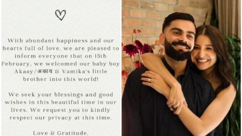 Anushka-Virat blessed with a boy; name him 'Akaay'