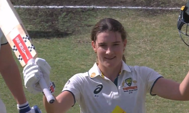 Australia's Sutherland smashes fastest double ton in women's Test history