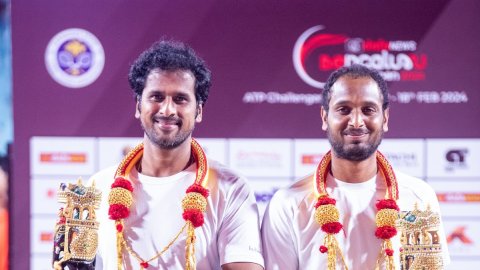 Bengaluru Open: Myneni/Ramkumar clinches doubles title after Nagal crashes out (Ld)