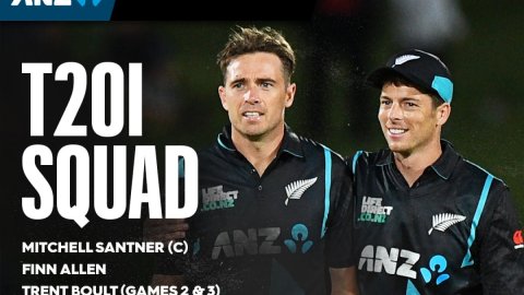 Boult returns as NZ name squad for Australia T20Is; Williamson on paternity leave