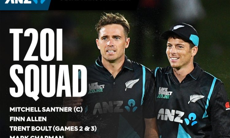 Boult returns as NZ name squad for Australia T20Is; Williamson on paternity leave