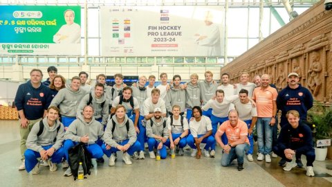 FIH Pro League: Netherlands men's hockey team arrives in Bhubaneswar