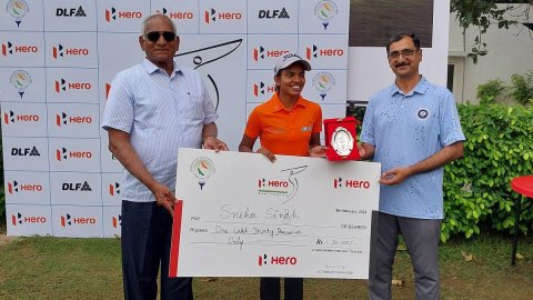 Golf: Sneha holds off Hitaashee to win 4th Leg of WPGT