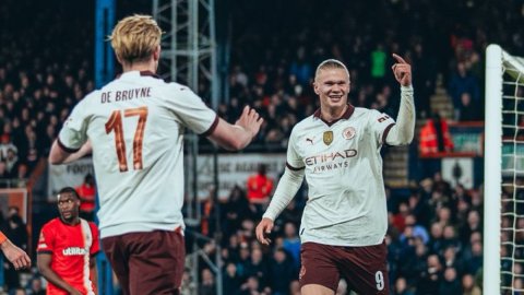 Haaland scores five as Man City enter FA Cup quarters 