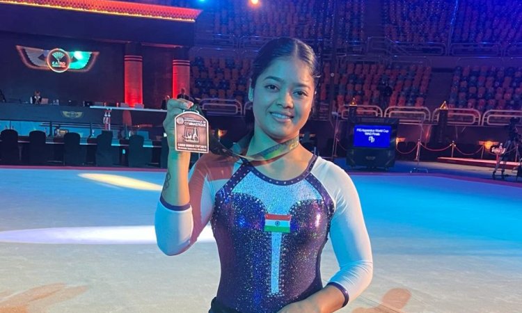 'Happy with performance, but focusing on upcoming events', says gymnast Pranati Nayak after WC bronz