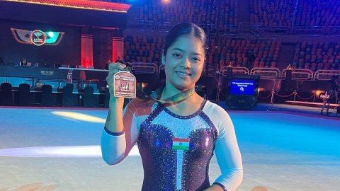 'Happy with performance, but focusing on upcoming events', says gymnast Pranati Nayak after WC bronz