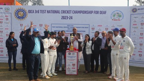 IDCA inaugurates 3rd Test National Cricket C'ship for Deaf 2024