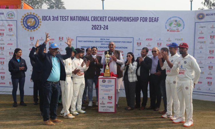 IDCA inaugurates 3rd Test National Cricket C'ship for Deaf 2024