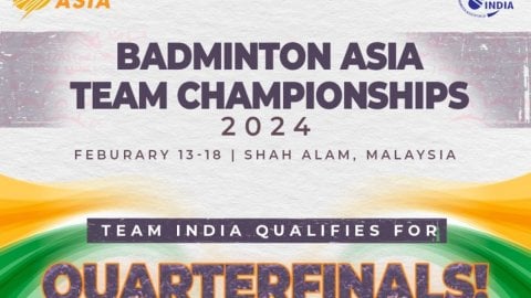 India upset China 3-2 to enter Badminton Asia Team Championships quarterfinals