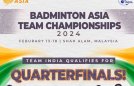 India upset China 3-2 to enter Badminton Asia Team Championships quarterfinals