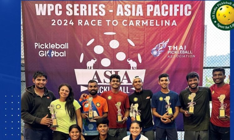 India win 6 medals at WPC series- 2024 Asia Pickleball Open