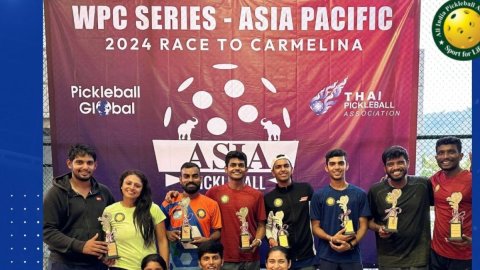 India win 6 medals at WPC series- 2024 Asia Pickleball Open