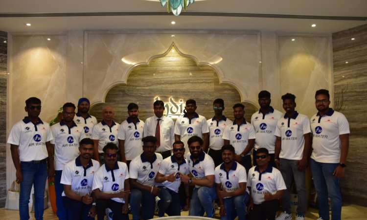 Indian men’s cricket team for the Blind arrives at UAE for Friendship Triangular Cricket Series for 