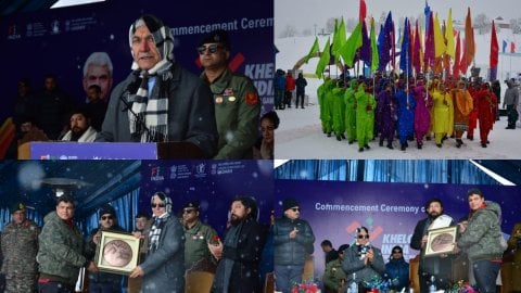 J&K L-G inaugurates 4th Khelo India Winter Games at Gulmarg