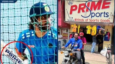 दोस्त हो तो माही जैसा... MS Dhoni का खास बैट 'स्टीकर' देखकर आप भी करोगे सलाम