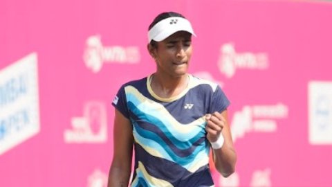 Mumbai Open WTA 125k: Shrivalli stuns second seed; Rutuja Bhosale, Prarthana Thombare win