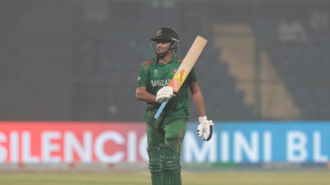 New Delhi : ICC Men's Cricket World Cup match between Bangladesh and Sri Lanka