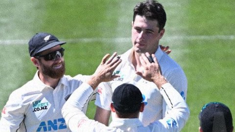 O'Rourke scalps 9 wickets in Hamilton, claims best match figures by NZ bowler on Test debut