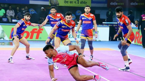 PKL 10: Arjun Deshwal's 20 points help Jaipur Pink Panthers beat U.P. Yoddhas, reach semis