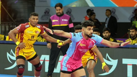 PKL 10: Sehrawat's 22 points not enough as Telugu Titans go down to Jaipur Pink Panthers