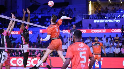 PVL Season 3: Hyderabad Black Hawks stun Mumbai Meteors with a sensational comeback