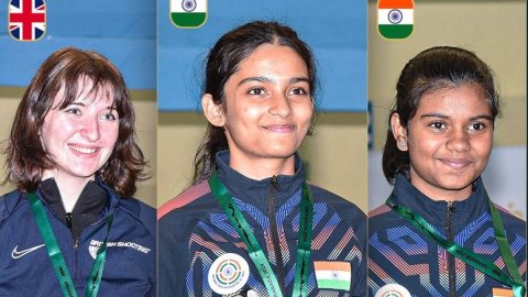 Shooting: India finishes 1-2 in Junior Air Rifle Mixed Team at the Granada 10m World Cup