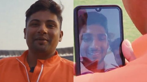 Sarfaraz Khan को बैटिंग करता देख डर गए थे छोटे भाई मुशीर, VIDEO CALL पर बड़े भाई को बताई गलती