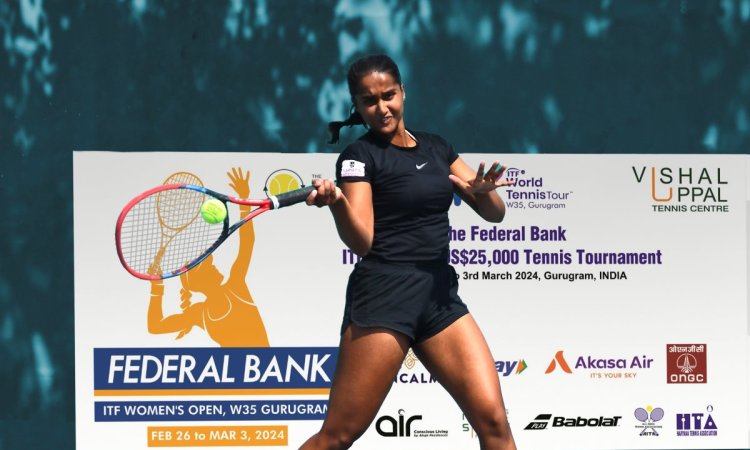 Vaishnavi enters pre-quarters with an upset win at ITF Women’s Open