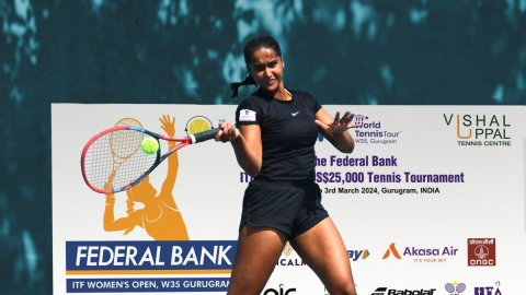 Vaishnavi enters pre-quarters with an upset win at ITF Women’s Open