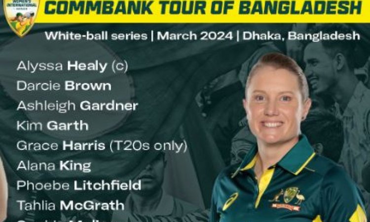 Vlaeminck, Molineux returns as Australia name women's white-ball squad for Bangladesh tour