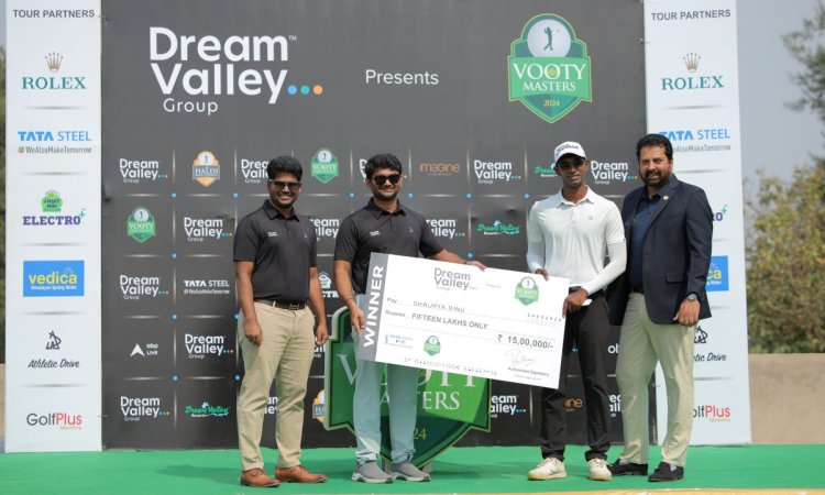 Vooty Masters 2024: Teenager Shaurya Binu wins title with dominant final round display