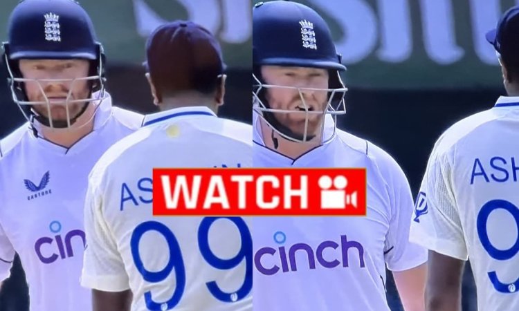 WATCH: गुस्से से लाल हुआ इंग्लिश खिलाड़ी, LIVE मैच में बेयरस्टो की हो गई थी अश्विन से बहस
