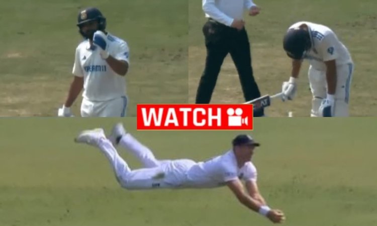 VIDEO: 41 साल के जेम्स एंडरसन ने हवा में उड़कर लपका यशस्वी का कैच, देखने लायक था रोहित का रिएक्शन