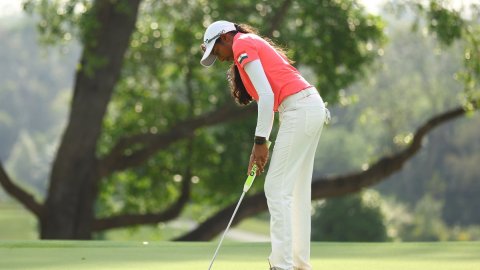 Women’s Amateur Asia-Pacific golf: Avani tied at 5th, Saanvi makes cut; Taiwan's  Chun-We leads