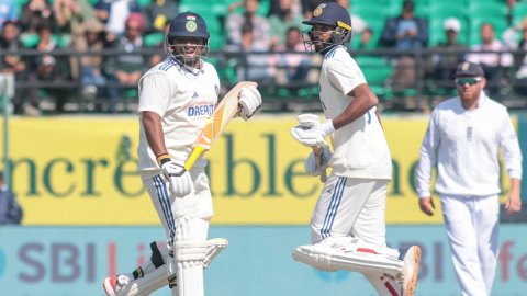 5th Test: Padikkal, Sarfaraz take India to 376/3 at Tea after Rohit, Gill depart