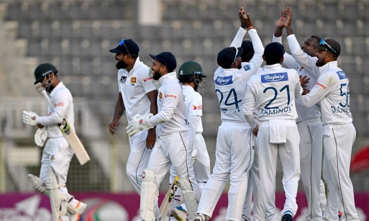 Bangladesh 47-5 At Stumps Chasing 511Against Sri Lanka in first test