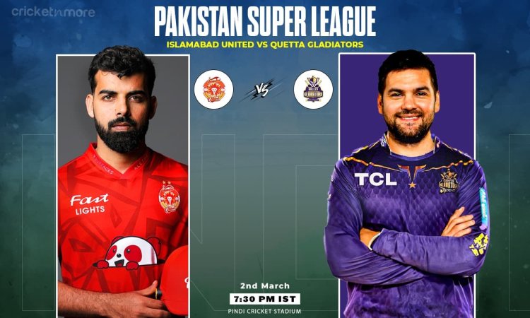 ISL vs QUE, PSL 2024 Dream 11 Team: इस्लामाबाद यूनाइटेड बनाम क्वेटा ग्लैडिएटर्स, यहां देखें Fantasy 