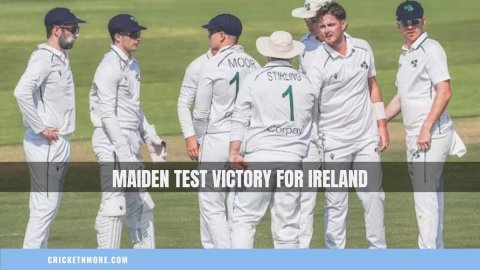 Ireland Beat Afghanistan To Claim Maiden Test Victory