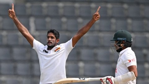 Sri Lanka's Kasun Rajitha Out Of Bangladesh Test With Injury