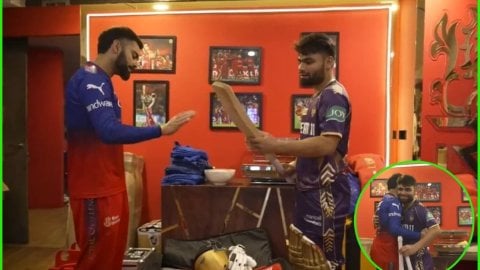 WATCH: रिंकू सिंह की हो गई मौज! VIRAT KOHLI ने गिफ्ट कर दिया खास बैट